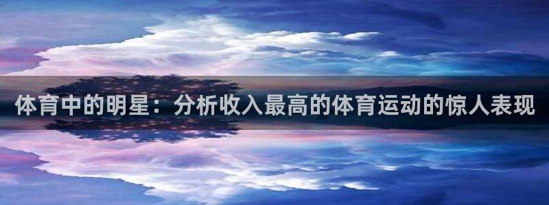 风速体育直播：体育中的明星：分析收入最高的体育运动的惊人表现