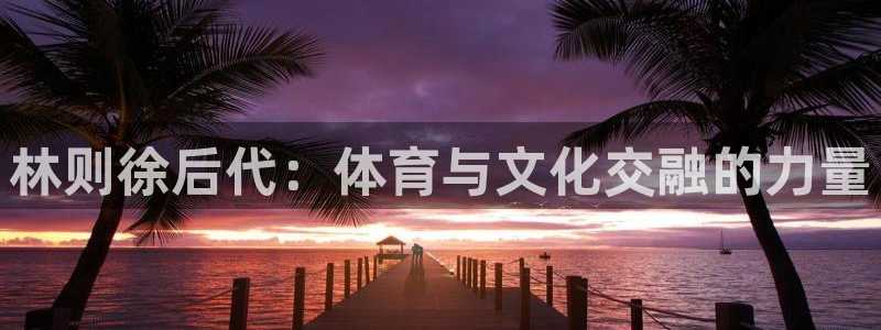 风速体育app：林则徐后代：体育与文化交融的力量